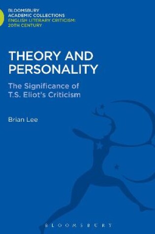 Cover of Theory and Personality