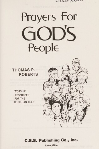 Cover of Prayers for God's People