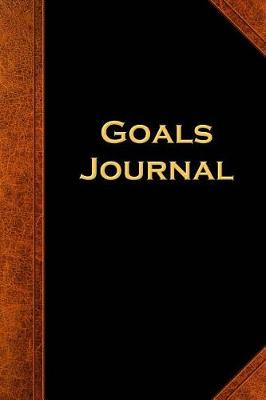 Cover of Goals Journal Vintage Style