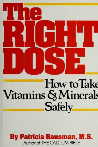 Cover of The Right Dose