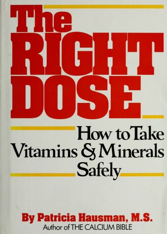 Book cover for The Right Dose