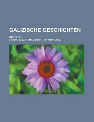 Book cover for Galizische Geschichten; Novellen