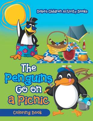 Book cover for The Penguins Go on a Picnic Coloring Book