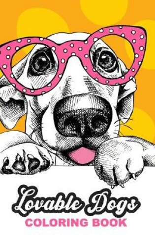 Cover of Lovable Dogs Coloring Book