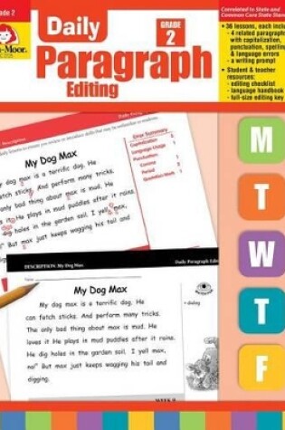 Cover of Daily Paragraph Editing Grade 2