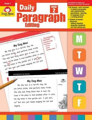 Cover of Daily Paragraph Editing Grade 2