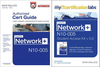 Book cover for CompTIA Network+ N10-005 Cert Guide with MyITCertificationlab