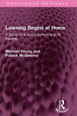 Cover of Learning Begins at Home