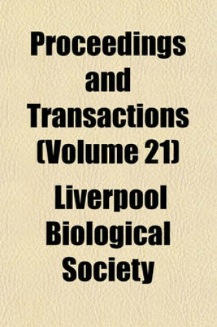 Cover of Proceedings and Transactions (Volume 21)