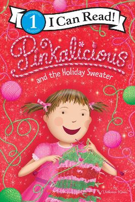 Book cover for Pinkalicious and the Holiday Sweater