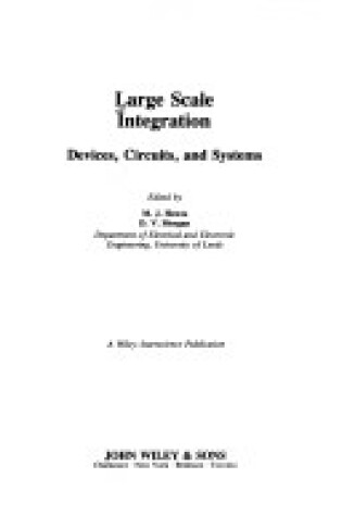 Cover of Large Scale Integration