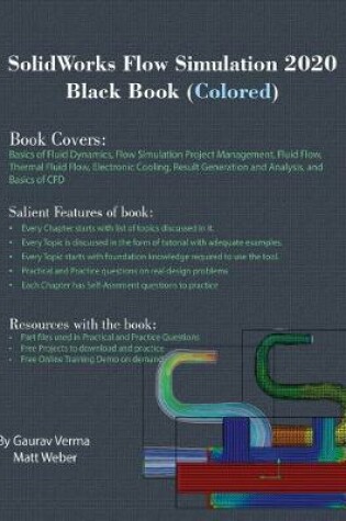 Cover of SolidWorks Flow Simulation 2020 Black Book (Colored)