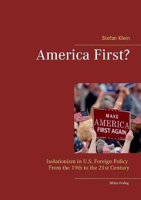 Book cover for America First?