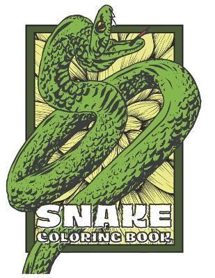 Book cover for Snake Coloring Book