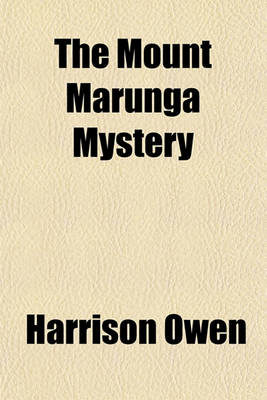 Book cover for The Mount Marunga Mystery