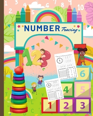 Book cover for Number Tracing Workbook For Preschoolers