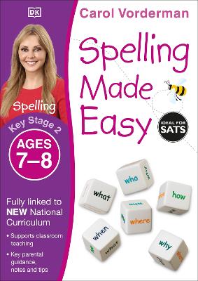 Book cover for Spelling Made Easy, Ages 7-8 (Key Stage 2)