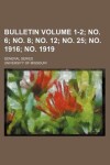 Book cover for Bulletin; General Series