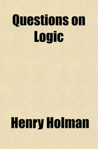 Cover of Questions on Logic