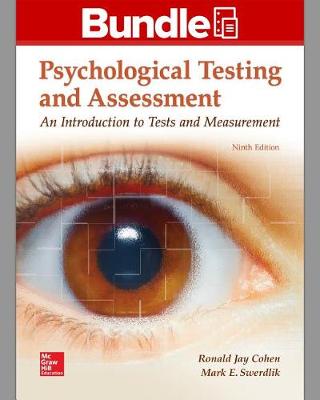 Book cover for Gen Combo Looseleaf Psychological Testing and Assessment; Connect Access Card