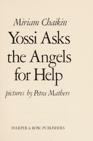 Cover of Yossi Asks the Angels for Help