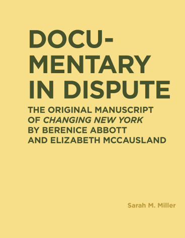 Cover of Documentary in Dispute
