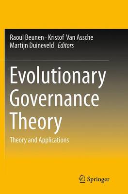 Book cover for Evolutionary Governance Theory