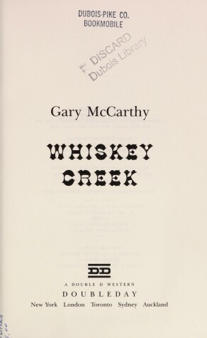 Book cover for Whiskey Creek