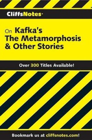 Cover of Cliffsnotes on Kafka's the Metamorphosis & Other Stories