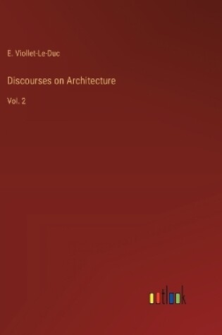 Cover of Discourses on Architecture