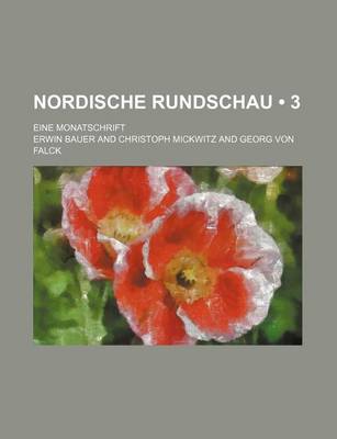 Book cover for Nordische Rundschau (3); Eine Monatschrift