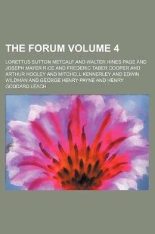 Cover of The Forum Volume 4