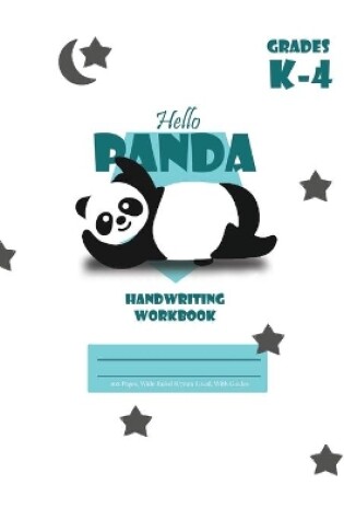 Cover of Hello Panda Primary Handwriting k-4 Workbook, 51 Sheets, 6 x 9 Inch White Cover