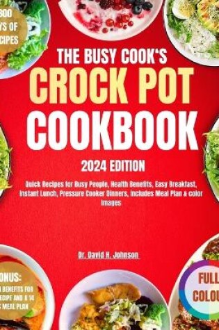 Cover of The Busy Cook's Crock Pot Cookbook 2024