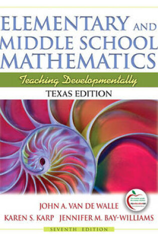 Cover of Texas Edition of Elementary and Middle School Mathematics