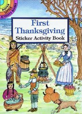 Book cover for First Thanksgiving Sticker Activity Book