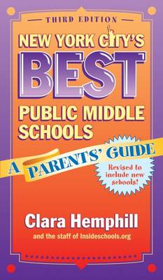 Book cover for New York City's Best Public Middle Schools