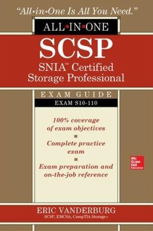 Cover of SCSP SNIA Certified Storage Professional All-in-One Exam Guide (Exam S10-110)