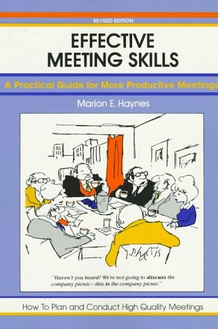 Cover of Effective Meeting Skills