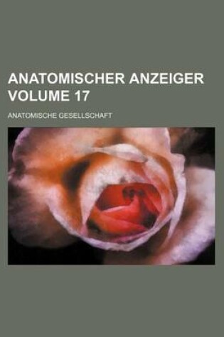 Cover of Anatomischer Anzeiger Volume 17