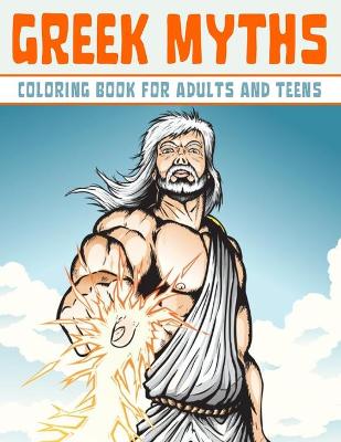 Book cover for Greek Myths Coloring Book