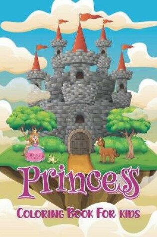 Cover of Princess coloring book for kids