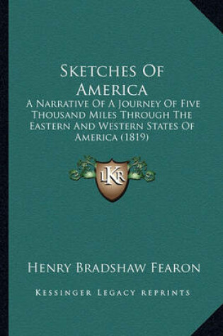 Cover of Sketches of America Sketches of America