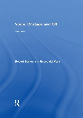 Book cover for Voice: Onstage and Off