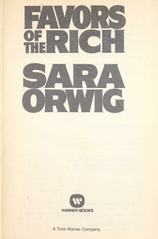 Cover of Favors of the Rich