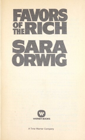 Book cover for Favors of the Rich