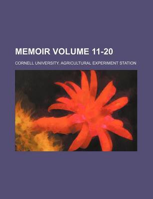 Book cover for Memoir Volume 11-20