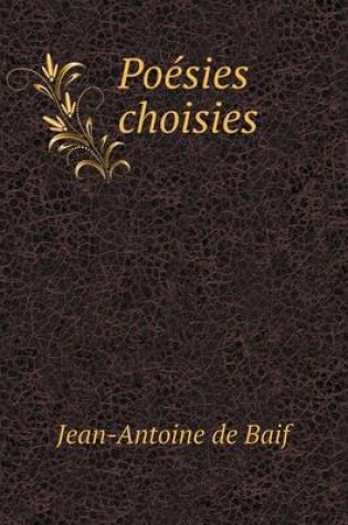 Cover of Poésies choisies