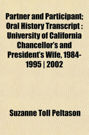 Cover of Partner and Participant; Oral History Transcript