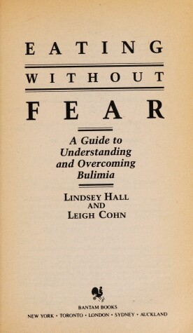 Book cover for Eating Without Fear